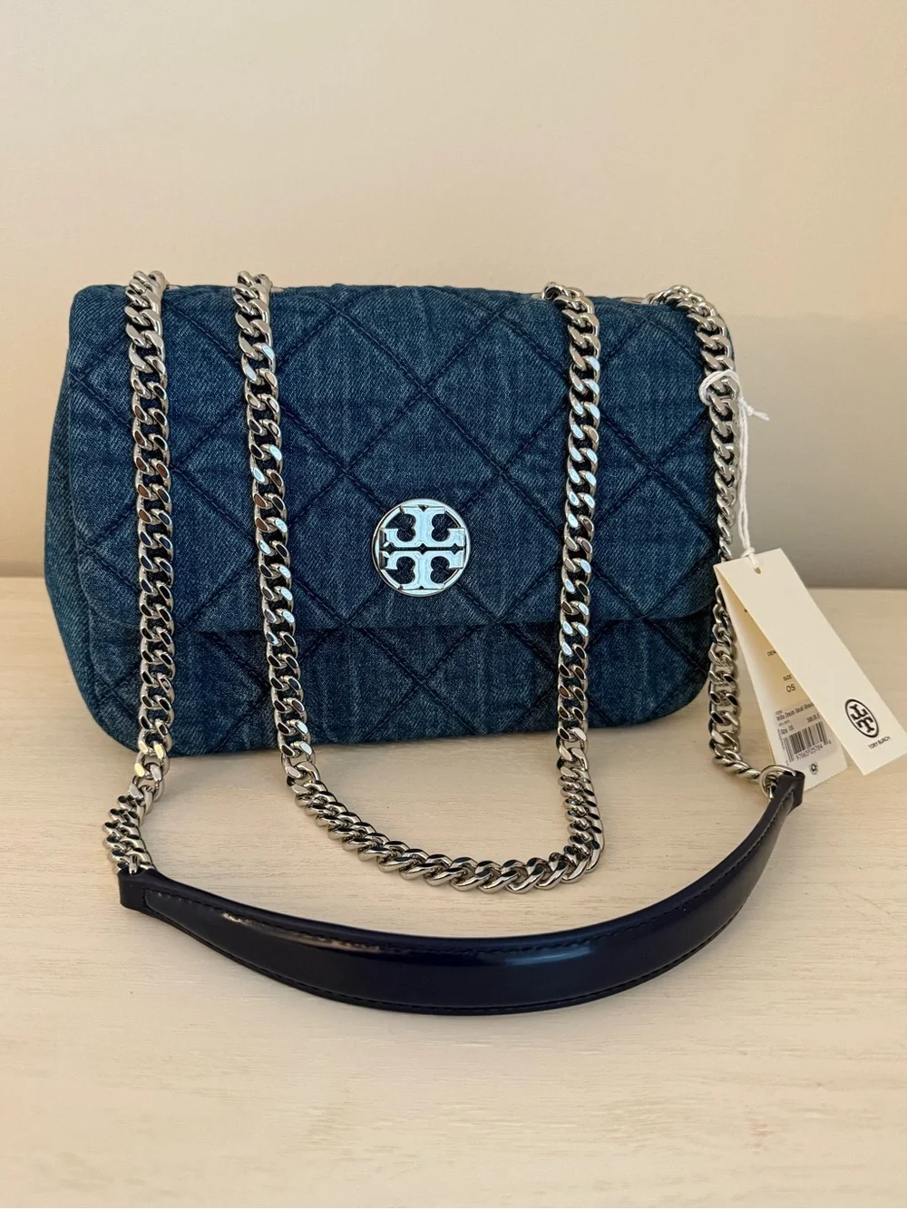 Tory Burch Quilted Denim Willa Bag